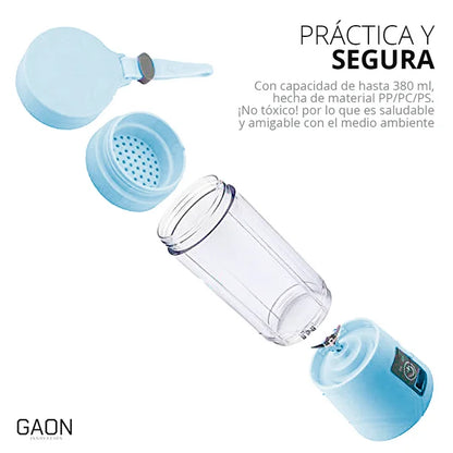 Batidora Portátil 380ml + Envío Gratis 🎁 Salud para llevar