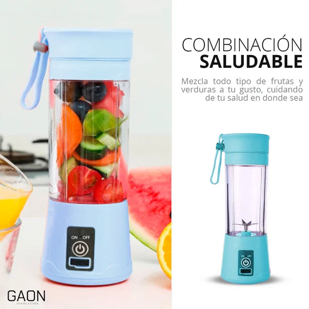 Batidora Portátil 380ml + Envío Gratis 🎁 Salud para llevar